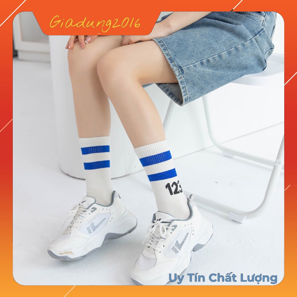 SET 10 ĐÔI Tất Vớ cổ cao UNISEX số 123 🌏FREE SHIP🌎 phong cách thể thao, đường phố, năng động