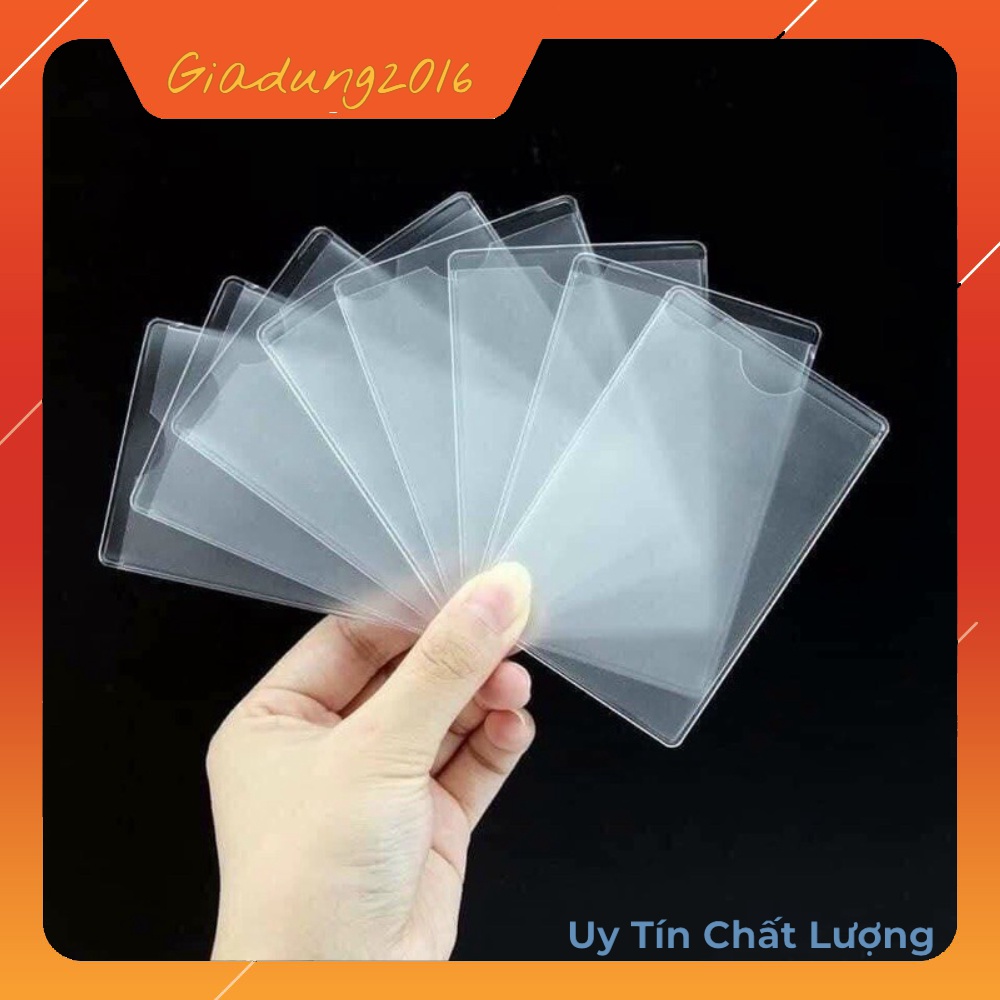 🌏FREE SHIP🌎 Combo 10 -50 Túi Đựng - Vỏ Bọc Thẻ Bằng Lái Xe, CCCD, ATM, CMND