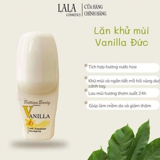 Lăn khử mùi hương nước hoa bettina barty vanilla đức 50ml - giảm thâm nách hiệu quả - lăn nách vanila đức