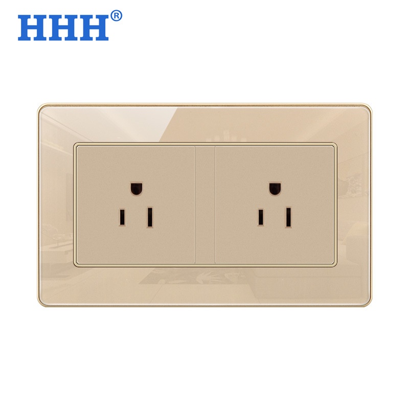 Ổ Cắm Điện Gắn Tường Tiêu Chuẩn Mỹ 15A Ba Cực Đa Năng