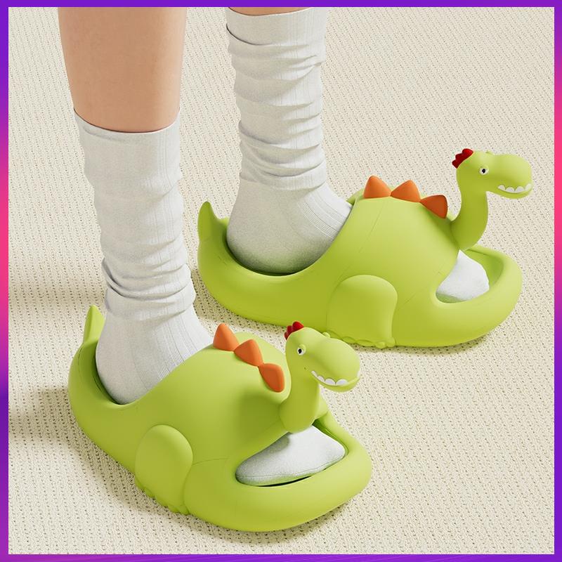 Đôi dép xỏ ngón hình khủng long dễ thương cho mùa hè - Những đứa trẻ dép cao su