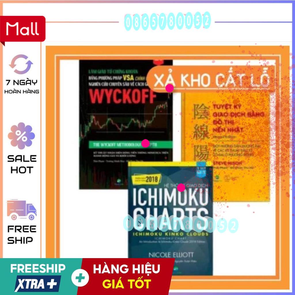 MỚI 100%/;ㅤCombo Tuyệt Kỹ Giao Dịch Bằng Đồ Thị Nến Nhật + Phương Pháp VSA + Ichimoku Chart Ajs