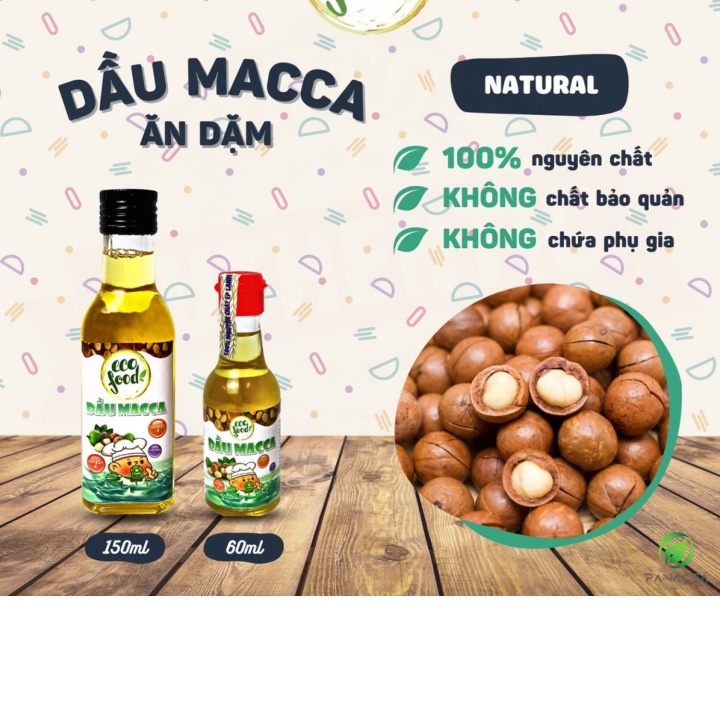 Dầu Macca Ecofood ăn dặm cho bé - Dầu ăn cho bé - Ăn dặm kiểu nhật, tự chỉ huy, truyền thống - Mẹ và bé