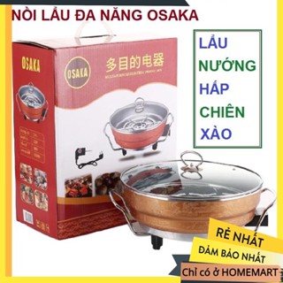 Nồi Lẩu Điện Osaka Đa Năng xào, nấu, luộc, lẩu, nướng - Homemart94