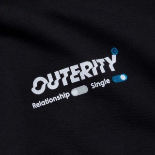  Áo thun Outerity Single Mode nam nữ tay lỡ Áo thun unisex tay lỡ from rộng thoáng mát. 