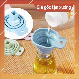 Phễu silicone dạng gấp gọn đa năng tiện lợi - Shop Lemarsx