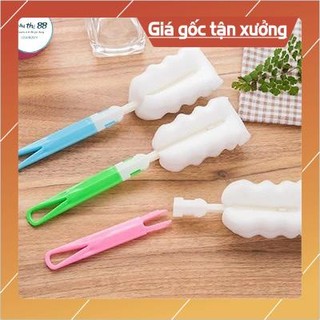 Que rửa cốc, bình sữa mút tiện dụng - que rửa cốc bọt biển - shop lemarsx