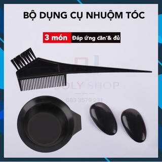 Bộ dụng cụ lược nhuộm tóc uốn duỗi tẩy tóc- Máy làm tóc sài gòn