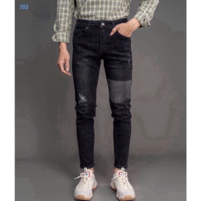 Quần Bò Jean Skinny Nam Màu Xám Đen Hottrend 2022, thế korea Siêu Đẹp mẫu 7703 a256 a32 a124 a4 a735 q8s d4 a2