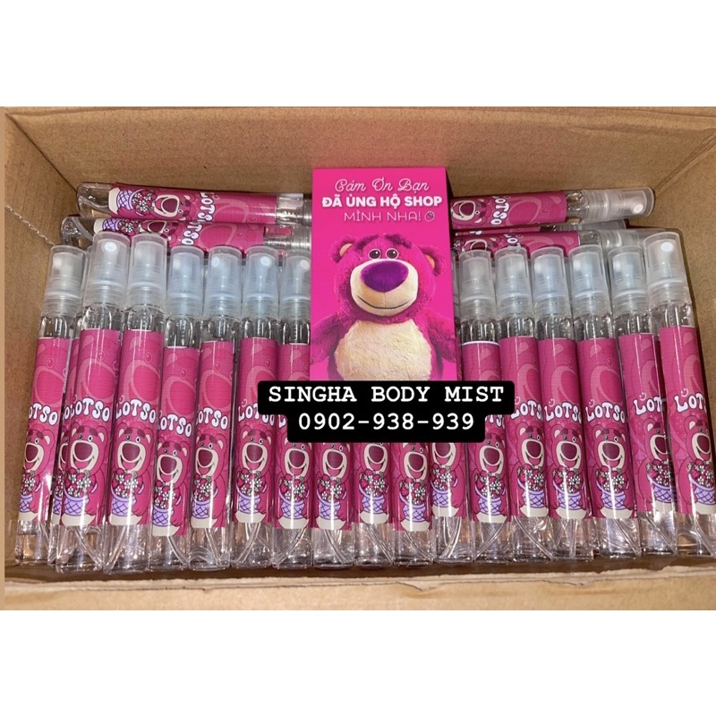 Body Mist Gấu Dâu Lotso - Hoạt Hình