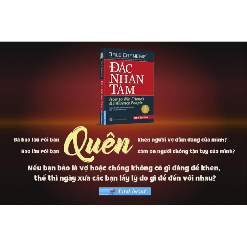 Sách Đắc Nhân Tâm  First News - BẢN QUYỀN