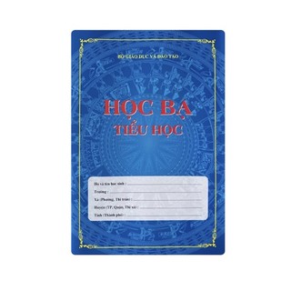Học bạ tiểu học thông tư 27/2020