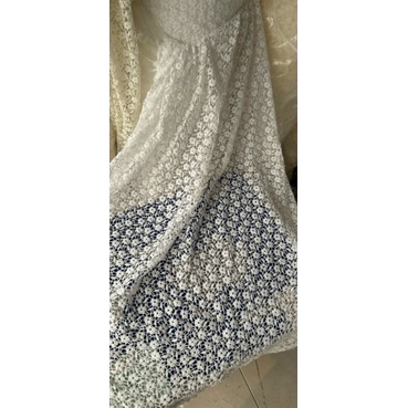 Vải ren sợi hàng loại 1 có 3 màu