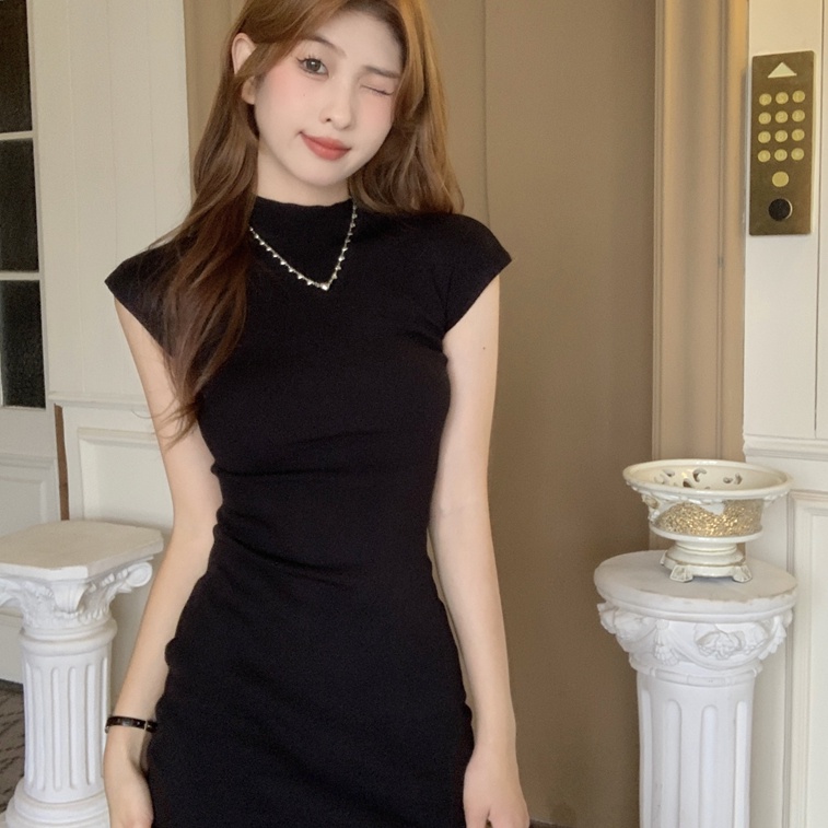 Đầm Dệt Kim Không Tay Dáng Ôm Thời Trang Mùa Hè Dành Cho Nữ