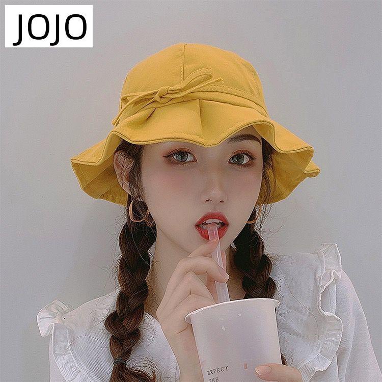 Nón Bucket Chống Nắng Đính Nơ Dễ Thương Xinh Xắn Phong Cách Thời Trang Nhật Hàn Cho Nữ
