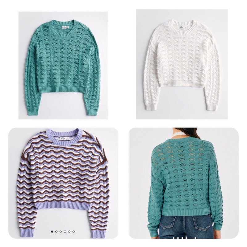 Áo len mỏng Hollister chính hãng