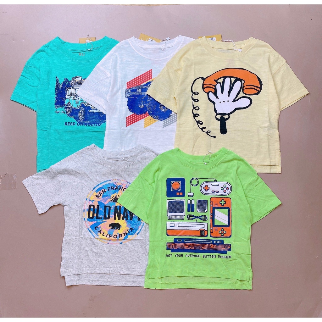 Bộ cotton Ru & C 5 hình size 2 - 7y
