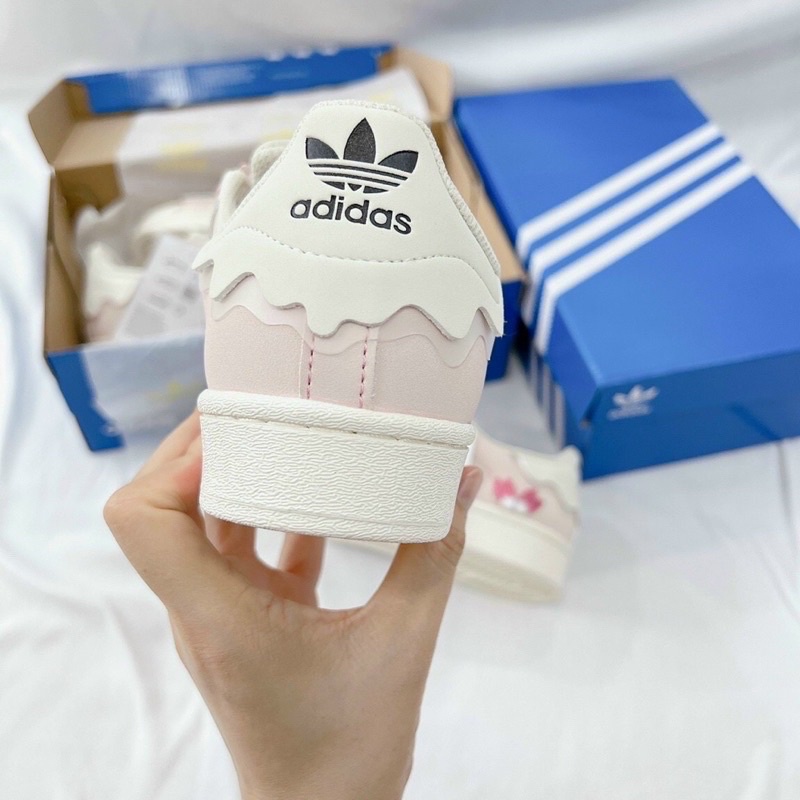 Giày Adidas Superstar clover Milk Pink DG4441