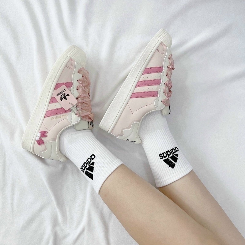 Giày Adidas Superstar clover Milk Pink DG4441