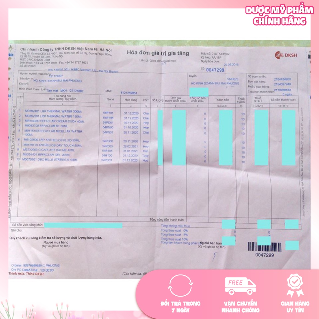 Nước Tẩy Trang La Roche Posay 400ml giúp làm sạch sâu bụi bẩn, bã nhờn lớp trang điểm