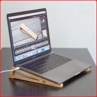 Giá Đỡ Gỗ, Kệ Gỗ, Tản Nhiệt Gỗ Cho Laptop, Macbook Tinh Tế