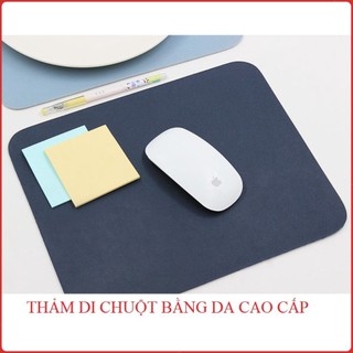 ❤️ Miếng lót chuột bằng da Loại da chống nước màu đen sạch sẽ, sang trọng, tinh tế