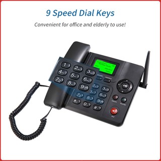 Điện Thoại Bàn Không Dây Lắp Sim Viettel Vina Mobifone ETS602 Loại 2 Sim 2 Sóng, Ghi Âm Cuộc Gọi.