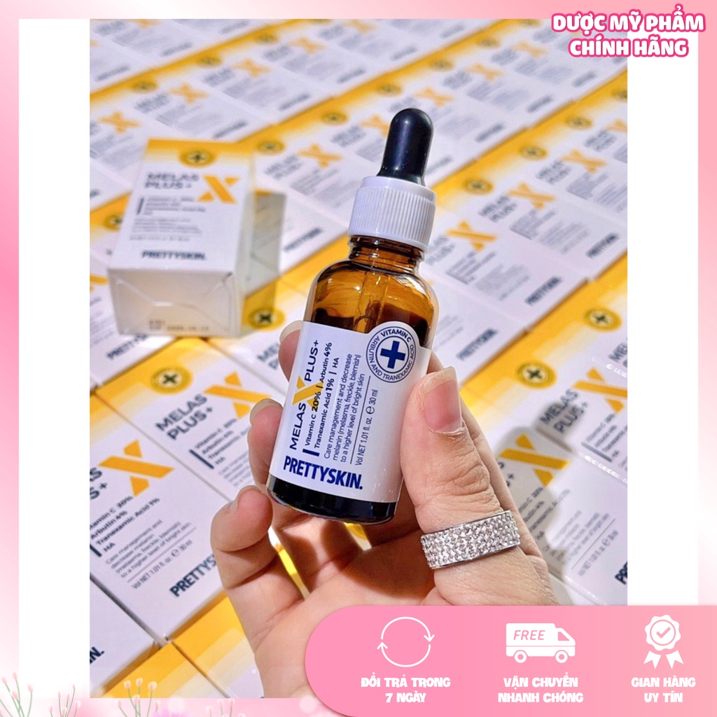 Serum Melas X Plus nhà Pretty Skin 30ml giúp dưỡng trắng da mờ thâm nám hiệu quả