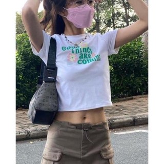 Áo babytee họa tiết "good things are coming" màu sắc cá tính thời trang hottrend 2023 AO15