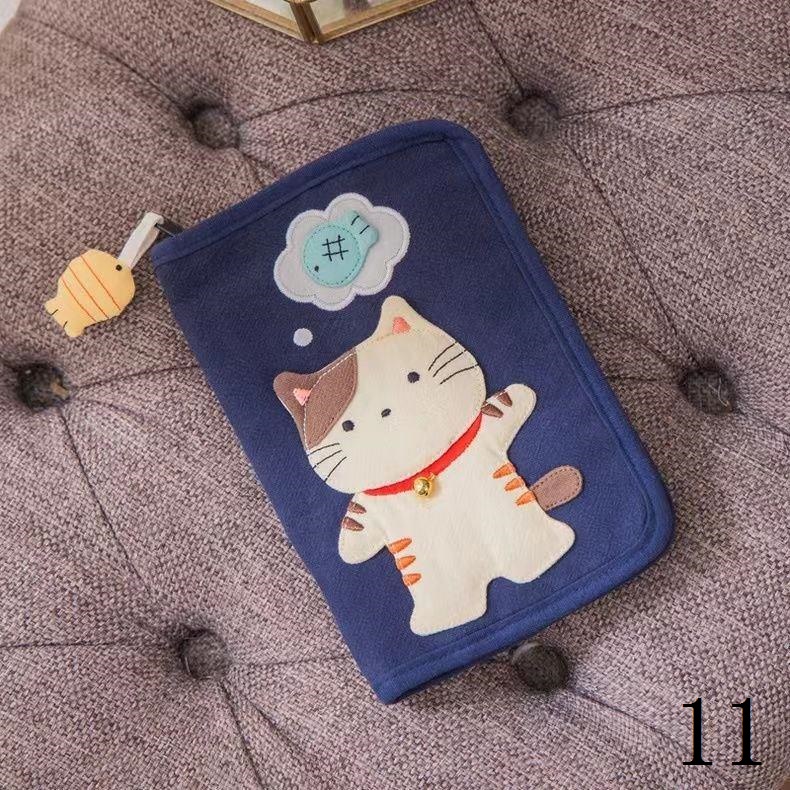 Ví Đựng Tiền Xu / Thẻ Họa Tiết Mèo Hoạt Hình Màu Vàng Phong Cách Mới 2023