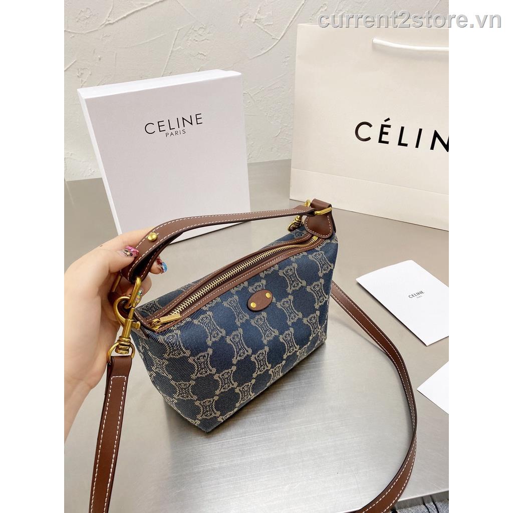 Túi Xách Denim In Logo Chữ Cái Mới Dành Cho Nữ