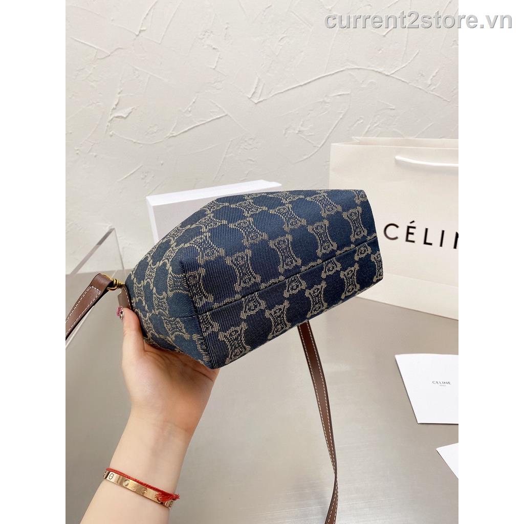 Túi Xách Denim In Logo Chữ Cái Mới Dành Cho Nữ