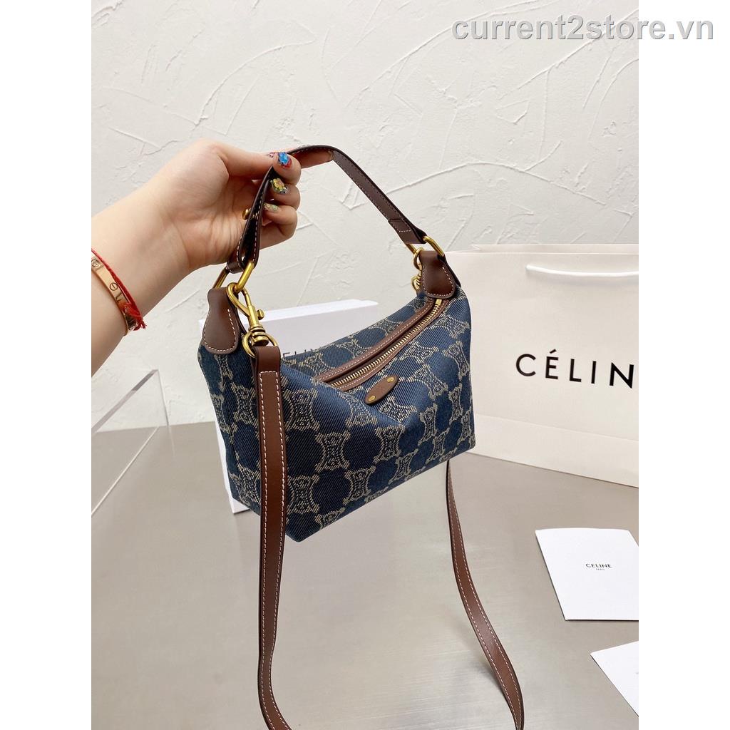 Túi Xách Denim In Logo Chữ Cái Mới Dành Cho Nữ