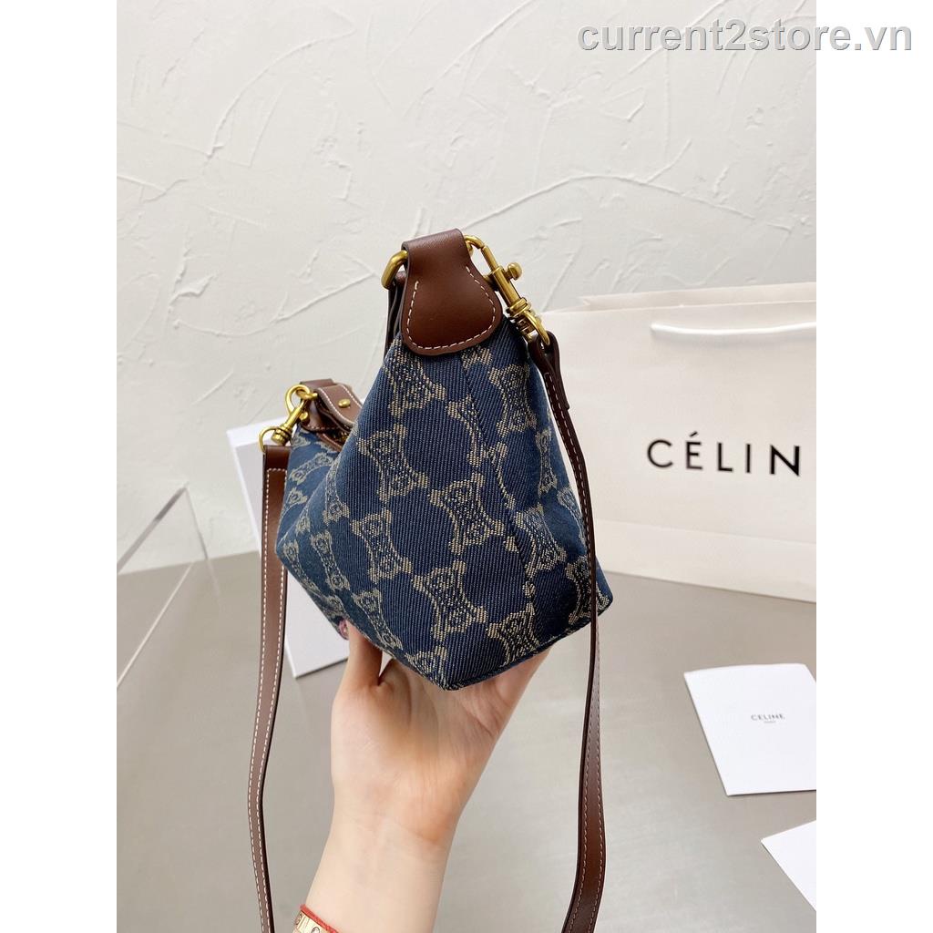 Túi Xách Denim In Logo Chữ Cái Mới Dành Cho Nữ