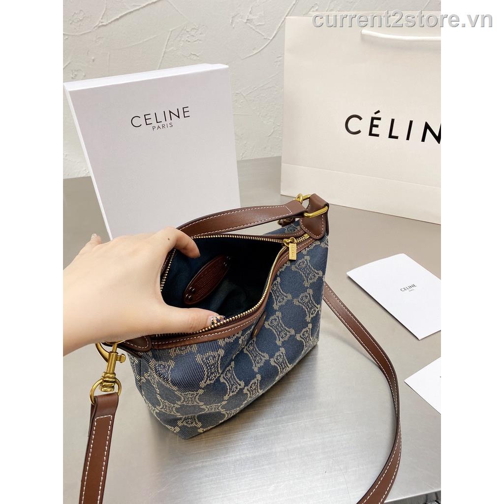 Túi Xách Denim In Logo Chữ Cái Mới Dành Cho Nữ