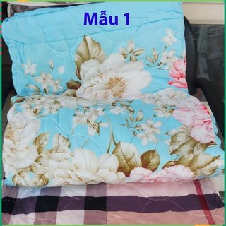 Mền cotton, chăn bông cotton may chần, chăn hè 1m6x2m. V784