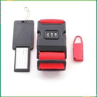 Bộ dây đai vali, ổ khóa số vali, dây đai nẹp hành lý có khóa số C102