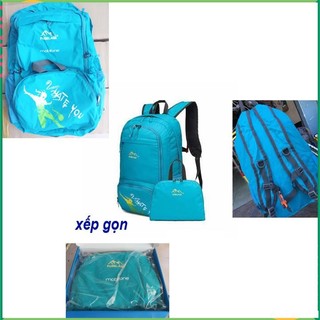 Ba lô vải dù nhiều ngăn, chống ướt, siêu nhẹ, siêu mịn, xếp gọn, chất liệu cao cấp.