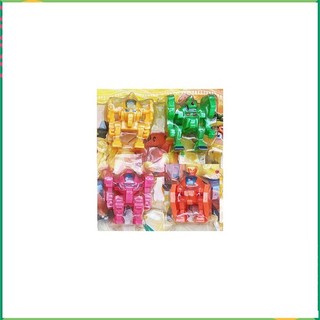 Bộ đồ chơi 4 robot trái cây, 4 màu size nhỏ, không có phụ kiện kèm. v0118ble