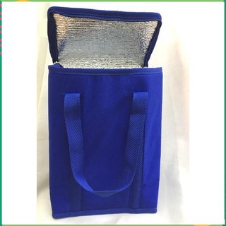 túi giữ nhiệt loại lớn hình hộp đứng 22x13x30cm vải không dệt. txfami02