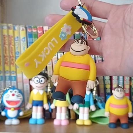 Móc Chìa Khoá Cao Cấp Doremon Nobita Xuka Xeko Chaien Siêu Xịn Xò