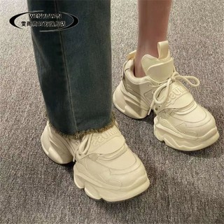 Giày sneaker đế mềm dày tăng chiều cao 8 kiểu cột dây