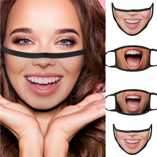  Khẩu Trang 3D Hình Mặt Cười Ba Chiều Màu Sắc Mới Nhất 