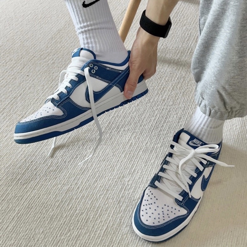 GIÀY NAM NIKE DUNK LOW SE ‘SASHIKO INDUSTRIAL BLUE’