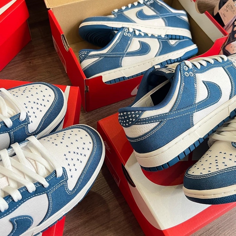 GIÀY NAM NIKE DUNK LOW SE ‘SASHIKO INDUSTRIAL BLUE’
