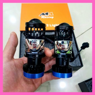 Bóng pha led bi cầu mini T2 Light chân H4.