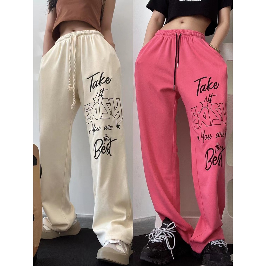 Jiashucheng Quần Thể Thao Phong Cách Hiphop Thời Trang Cho Nữ