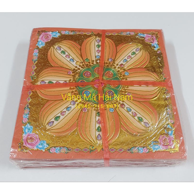Giấy Xếp Hoa Sen Nhiều Màu KT:19x19cm  - Hàng Đẹp