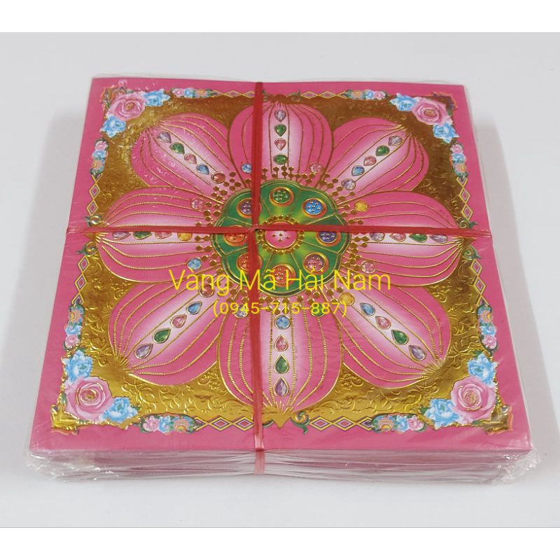 Giấy Xếp Hoa Sen Nhiều Màu KT:19x19cm  - Hàng Đẹp