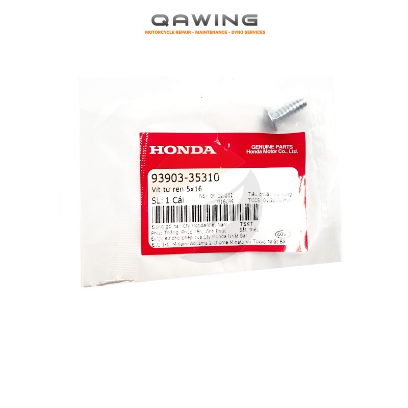93903-35310 | Vít tự ren HONDA nhiều dòng xe 5x16